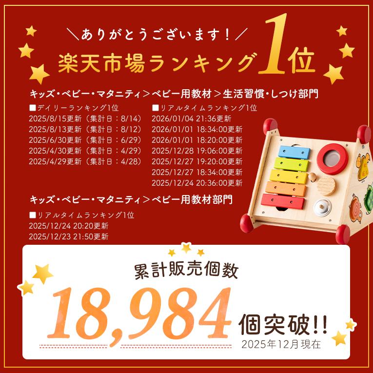 【更にお値下げ】【知育玩具 1歳～】木製 指先ラーニング（パズル、楽器、ボタン、お絵描き） エデュテ ImToy 名入れ 指先ラーニングボックス 木のおもちゃ ギフト