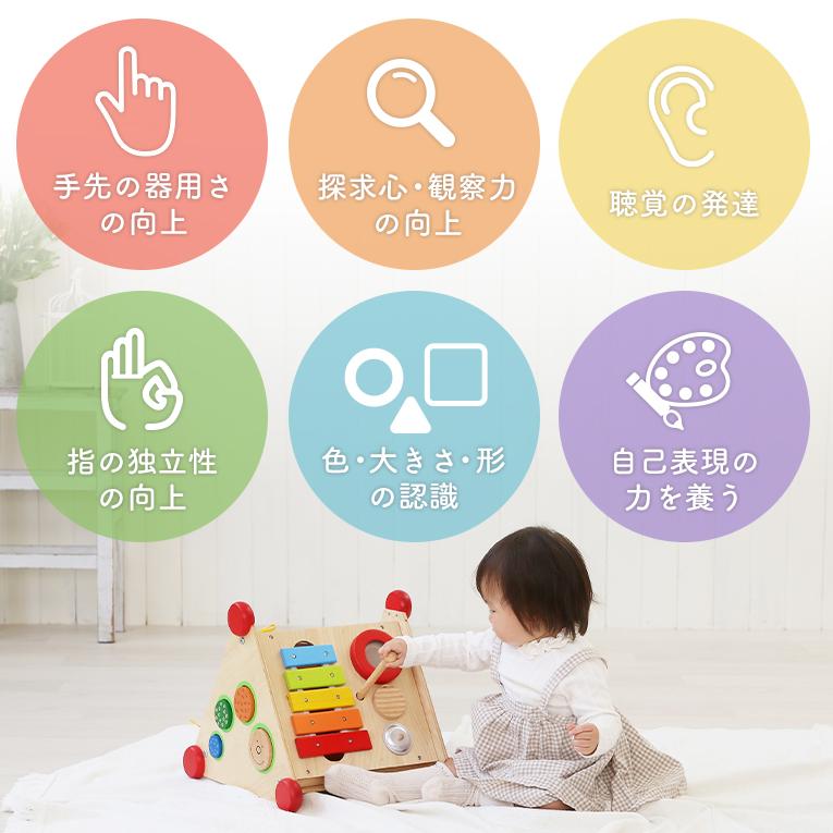 I'm Toy（アイムトイ） 木のおもちゃ 1歳 指先レッスンボックス 知育