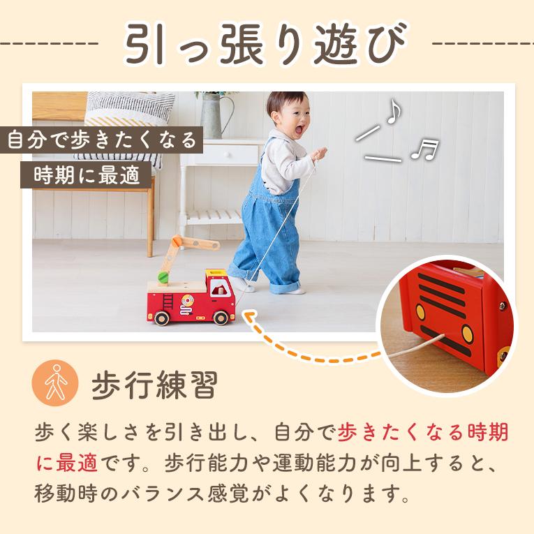 I'm Toy（アイムトイ） おもちゃ 車 知育玩具 赤ちゃん 木のおもちゃ 3