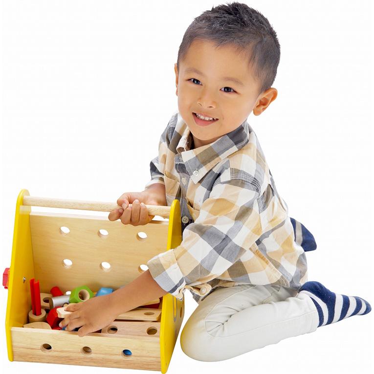 購入国内正規品 カーペンターボックス おもちゃ 3歳 誕生日 プレゼント 知育玩具 4歳 誕生日 プレゼント 男 女 木のおもちゃ 木 大工 組み立て 大工さんセット