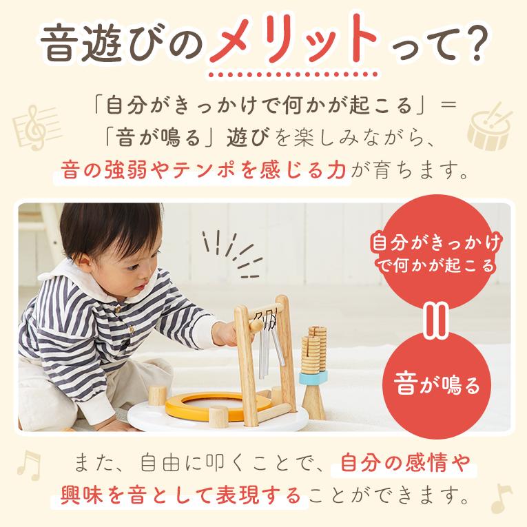 おもちゃ 知育玩具 赤ちゃん 木のおもちゃ 1歳 誕生日 プレゼント ランキング 一歳 アイムトイ メロディーゴーラウンドの画像