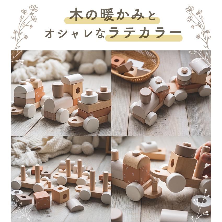 クリスマスプレゼント クリスマスプレゼント  木のおもちゃ スタッキングトレイン レーベルレーベル 誕生日 プレゼント ギフト 男の子 女の子 |  | 04