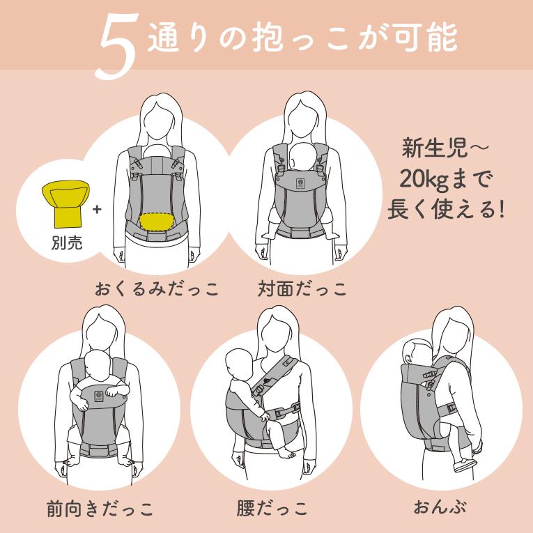 クリスマスプレゼント 抱っこ紐 リルベビー セレニティ エアフロー