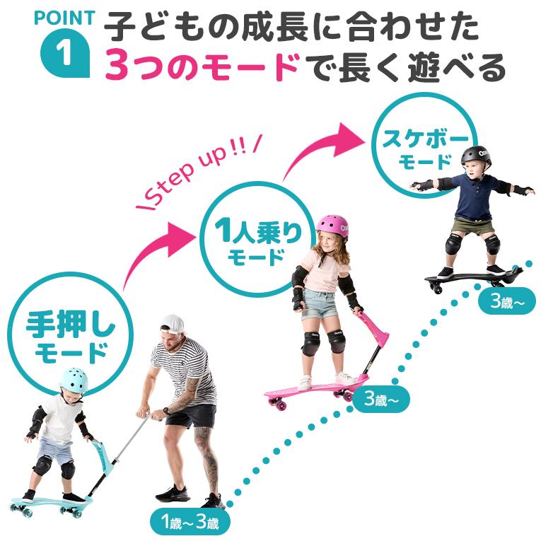 スケボー 子供 オーキー プロ スケートボード キッズ ファーストボード