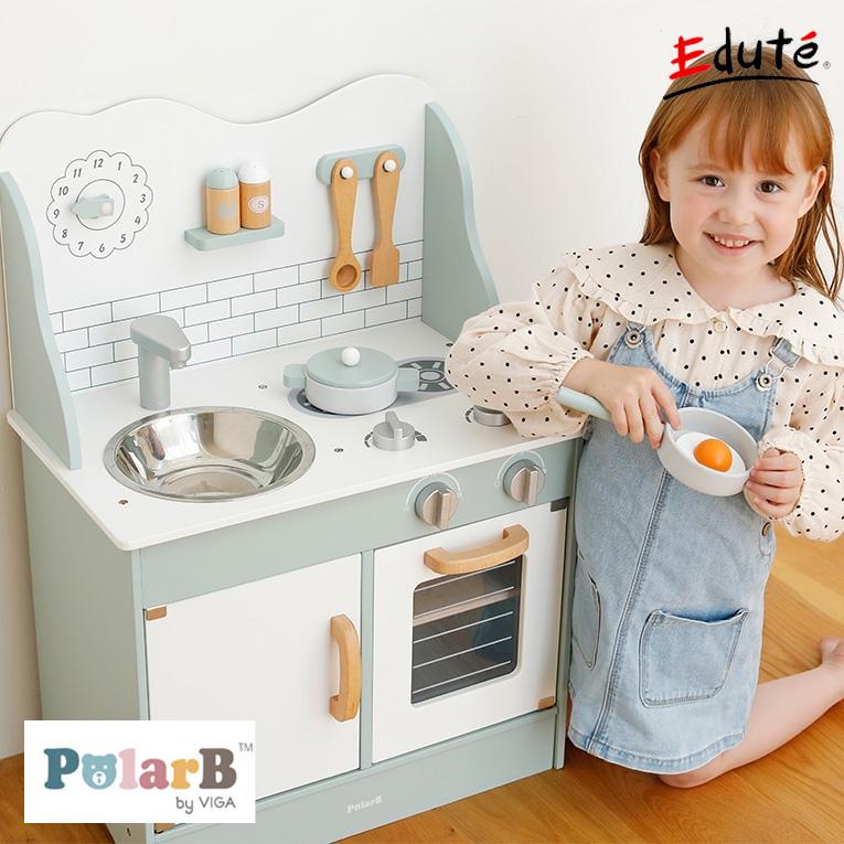 おままごと キッチン 3歳 おもちゃ かわいい ごっこ遊び キッズ ギフト プレゼント ポーラービー 女の子 料理 木製玩具 男の子 知育玩具 誕生日 最安値 ポーラービー