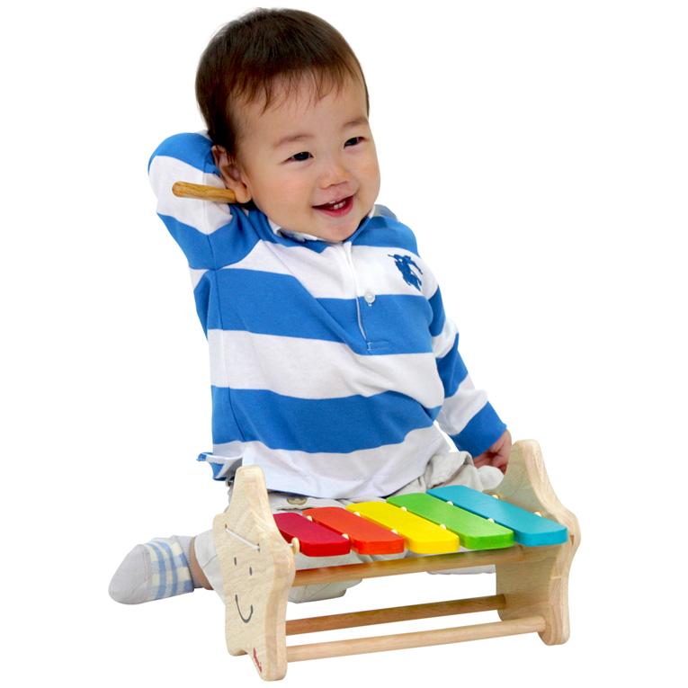 クリスマスプレゼント  おもちゃ 知育玩具 1歳 誕生日 プレゼント ランキング 一歳 赤ちゃん 木のおもちゃ 1歳児 voila ボイラ スマイリーシロフォン 音の出る | ボイラ | 05