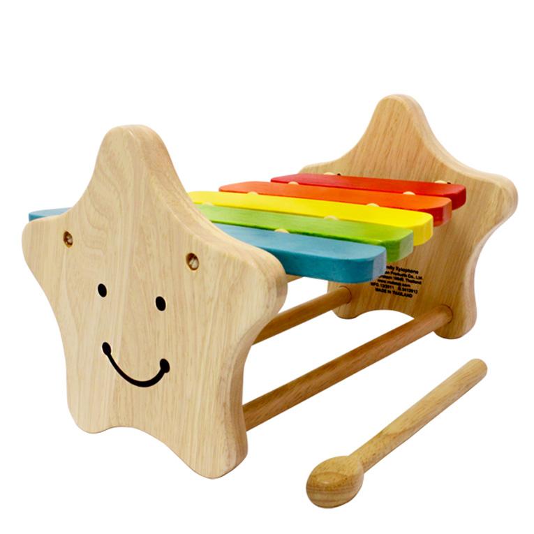 クリスマスプレゼント  おもちゃ 知育玩具 1歳 誕生日 プレゼント ランキング 一歳 赤ちゃん 木のおもちゃ 1歳児 voila ボイラ スマイリーシロフォン 音の出る | ボイラ | 08