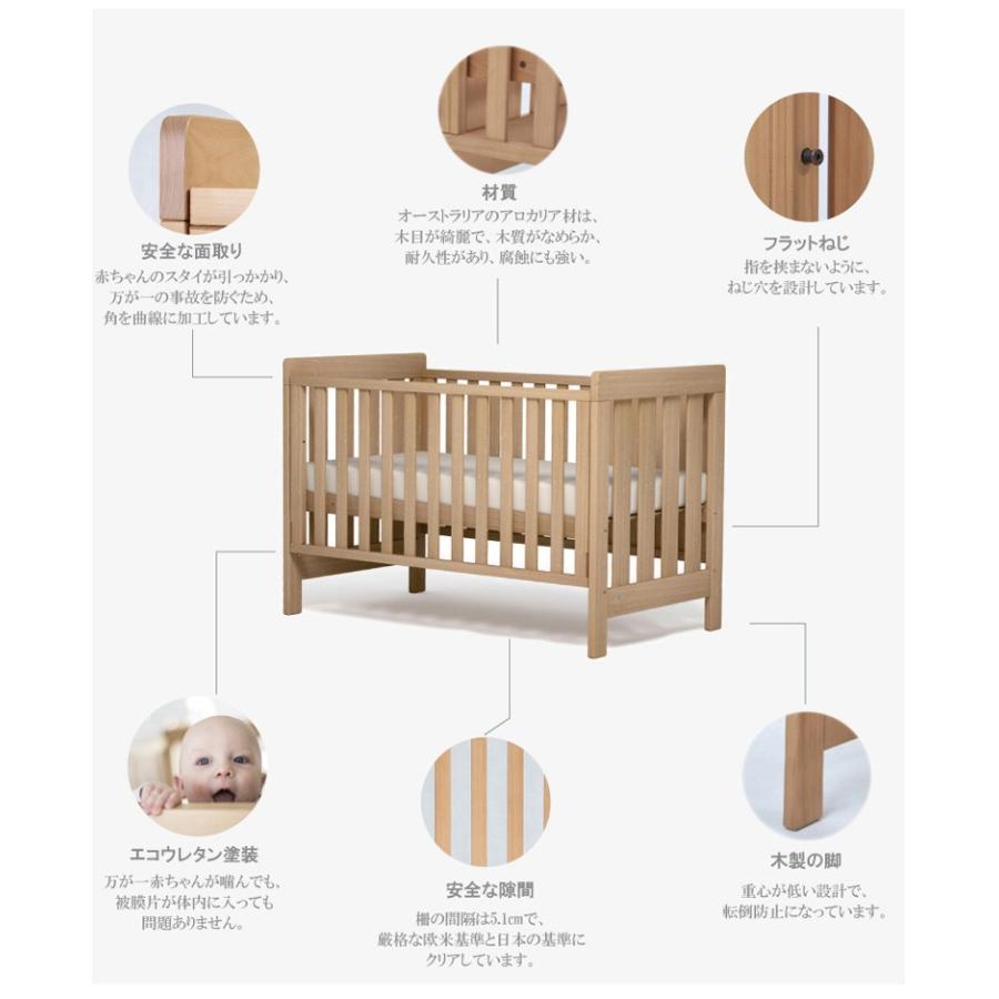 出産祝い 誕生日プレゼント 日本製 ベッド フレーム ジャズ Boori ブーリ ベビーベッド ベッド 木製 誕生日プレゼント Uj Dacbd 木のおもちゃメーカー エデュテ 通販 Yahoo ショッピング