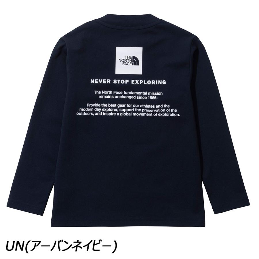 ノースフェイス THE NORTH FACE ロングスリーブサンシェードティー NTJ12341 ラッシュガード Tシャツ 長袖 水陸両用 UVプロテクト UPF50 キッズ｜ee-powers｜03