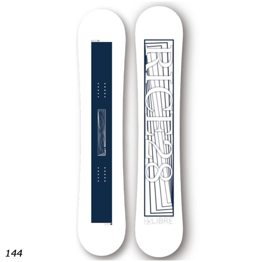 【美品】LIBRE RICE28 スノーボード ホワイト 22-23 RICE28 ライス28 RICE28 LIBRE(リブレ) スノーボード ボード