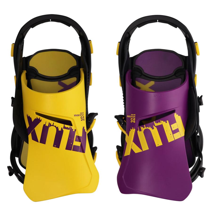 フラックス スノーボードギア ビンディング DS YELLOW/PURPLE S