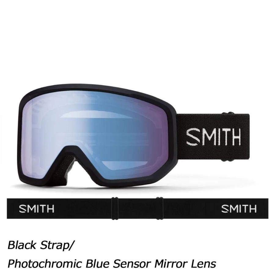 スミス ノースフェース 調光レンズ　 アジアンフィット 　交換レンズ付き スミス SMITH トランスファー 調光レンズモデル ブラックストラップ