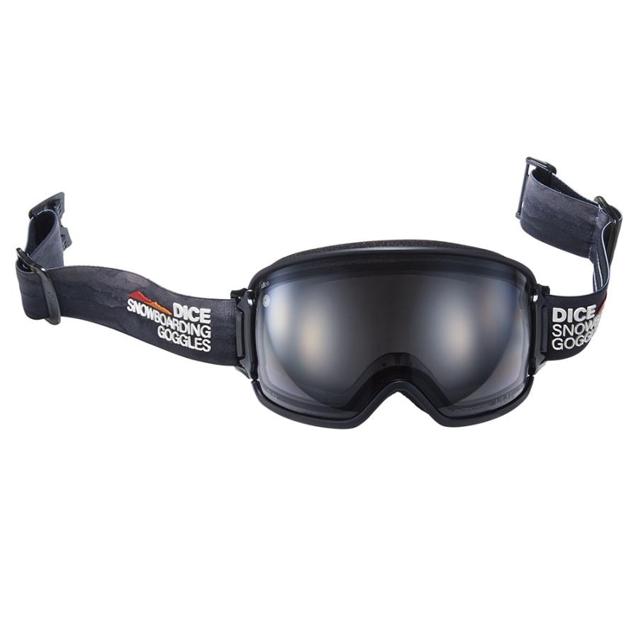 DICE BANK 調光レンズ ULTRA LENS マットブラック 黒 MBK DICE（ダイス） バンク ULTRA調光ミラーモデル BK54570 スノーボード