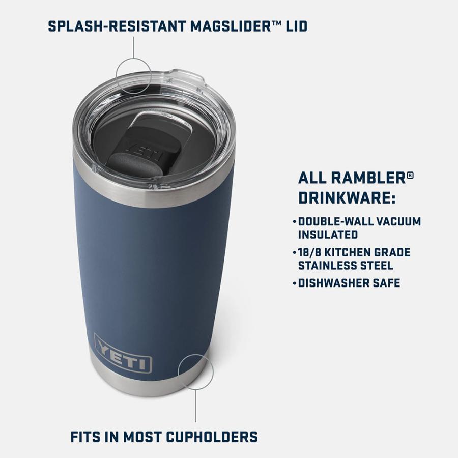 YETI（イエティ） ランブラー(R) 20oz(591ml) タンブラー 80171069