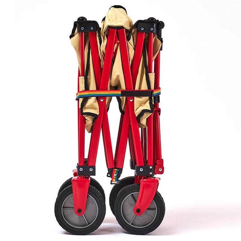 チャムス ワゴン チャムスフォールディングワゴン CH62-1755 Beige Red 
