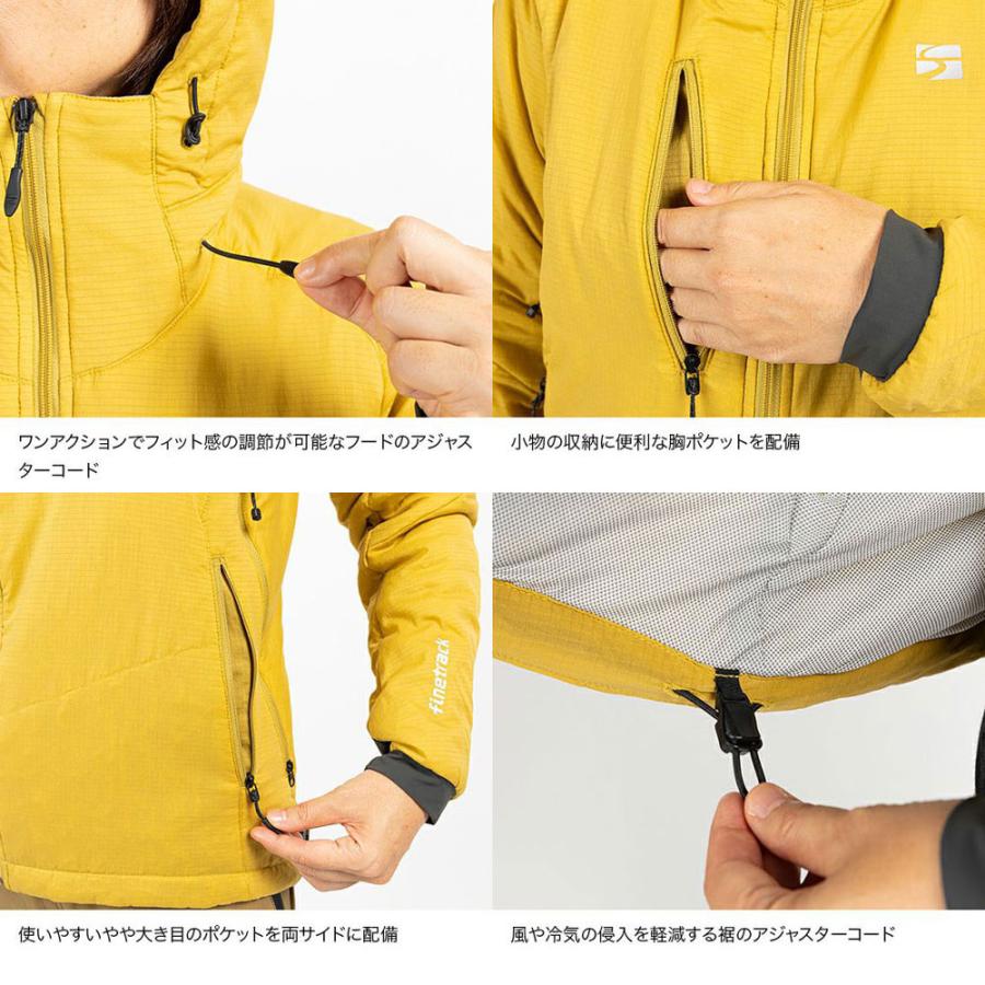 ファイントラック ジャケット レディース ポリゴン アクト フーディ Fmw0911 Cm カームイエロー Finetrack イイ パワーズ 通販 Paypayモール