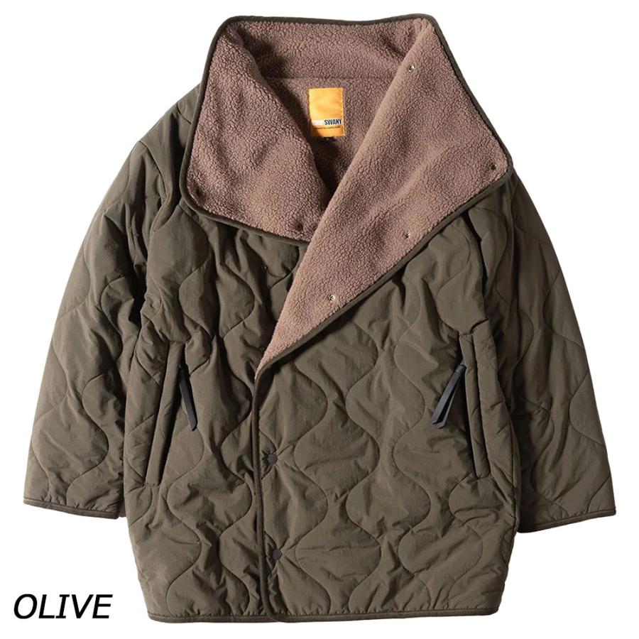 GRIP SWANY（グリップスワニー） ウィメンズキルトボアコート GSW-43