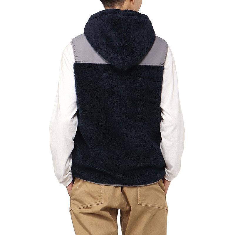 チャムス エルモフリースベスト ネイビー XXL CH04-1423 【公式