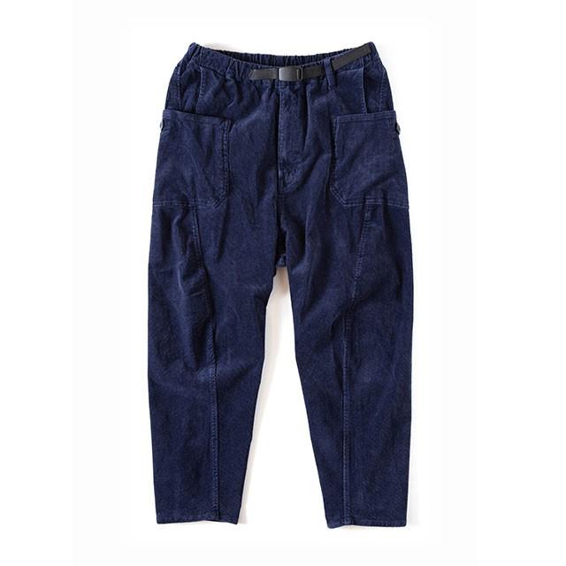GRIP SWANY JOG 3D CORDUROY WIDE CAMP PANTS(Lサイズ/NAVY) GSP-63