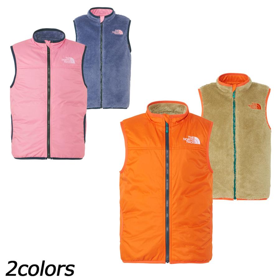 ノースフェイス THE NORTH FACE リバーシブルコージーベスト NYJ82345 フリース キッズ ベスト リバーシブル 静電ケア