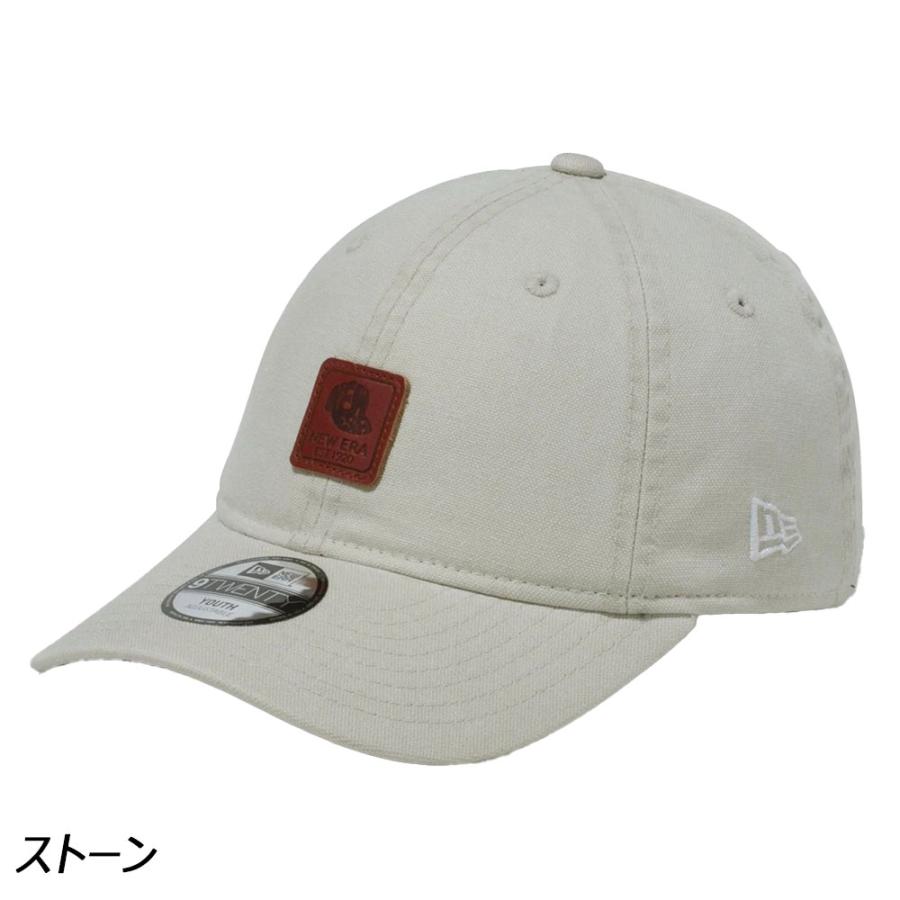 9TWENTY ニューエラ NEW ERA ユース レザーパッチ ダックキャンバス