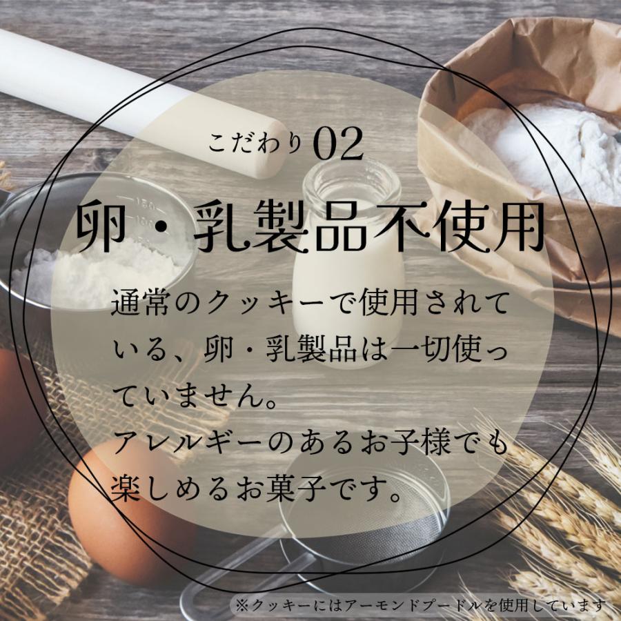 クッキー お菓子 ギフト おやつ プチギフト 焼き菓子 オーガニック グルテンフリー 有機 玄米クッキー プレーン ココア 13粒入り 10袋｜eeco｜04