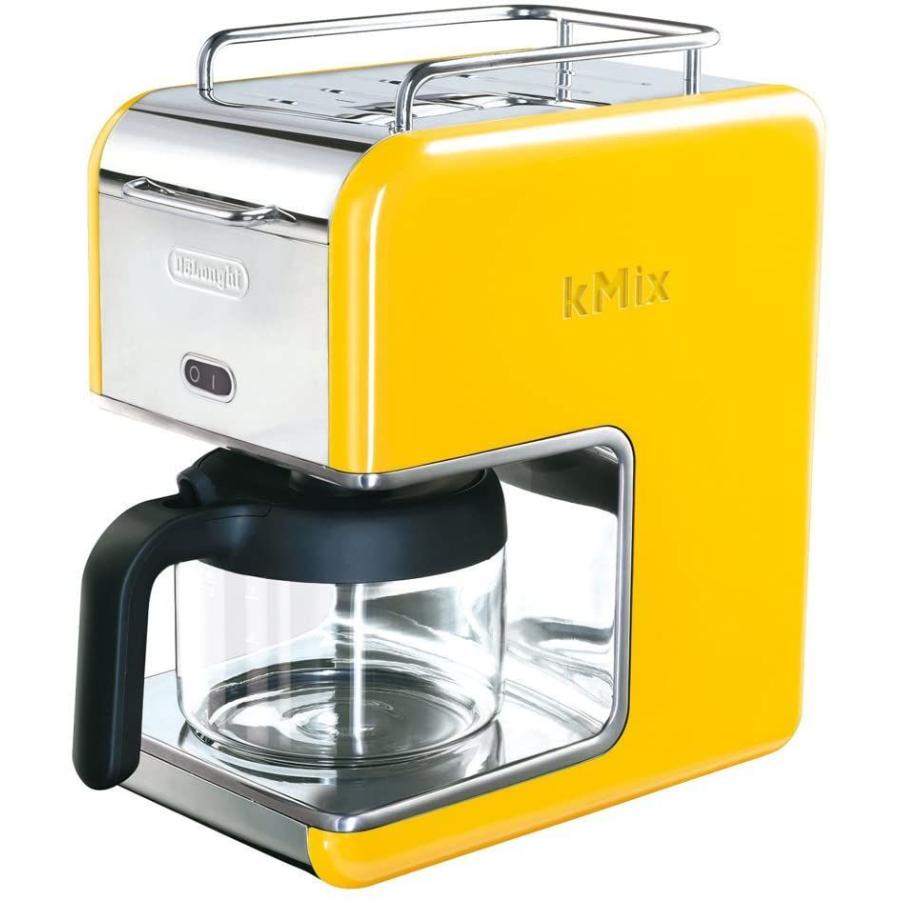 贈る結婚祝い ドリップコーヒーメーカー ブティック Kmix ケーミックス Delonghi イエロー Cmb6 Yw 6杯用 コーヒーメーカー Quintadoolival Pt
