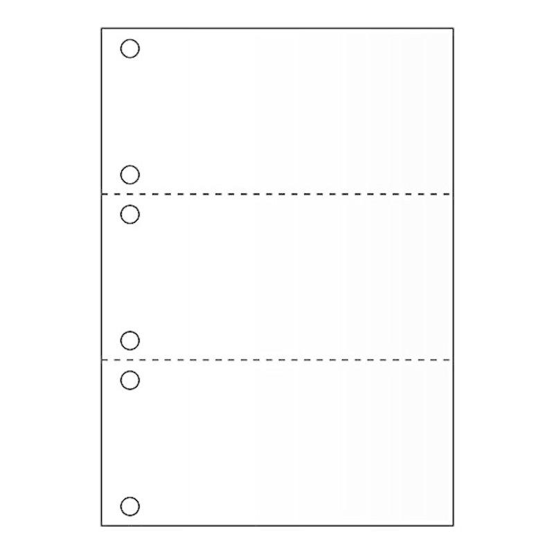 B4 ミシン目入り 用紙 3分割 6穴 2500枚入り 上質55kg 国産紙使用 方眼紙 グラフ用紙 Upstatenewyork Aiga Org