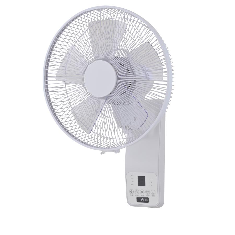 おおたけ フルリモコン壁掛け扇風機 GF-W325NFR 90° 下向き可能 壁掛け 扇風機 サーキュレーター 首振り DCモーター リモコン タイマー 付き スペース 有効活用 | おおたけ
