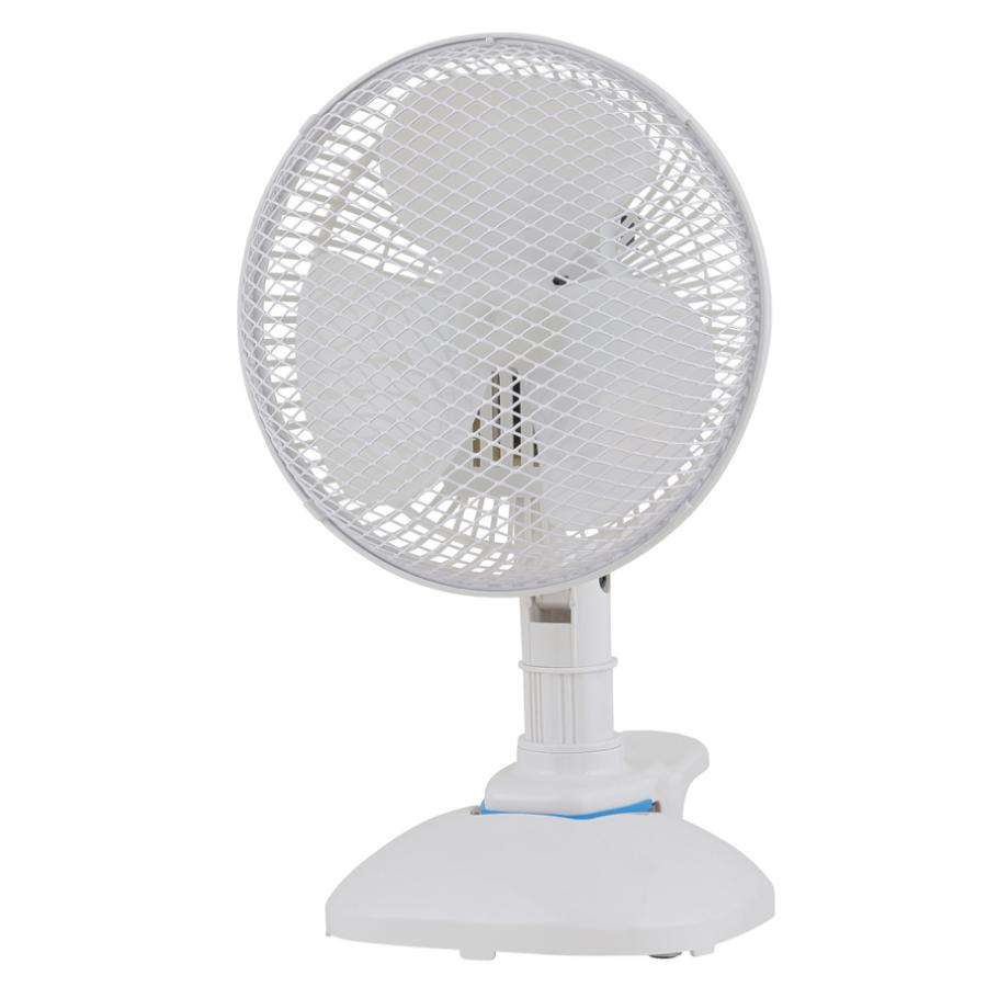 おおたけ クリップ卓上扇 KF-195CDX 扇風機 ミニ コンパクト 小型 小型扇風機 ２Way 風量２段階切替 卓上卓上扇風機 クリップ 左右首振り ホワイト おしゃれ | おおたけ