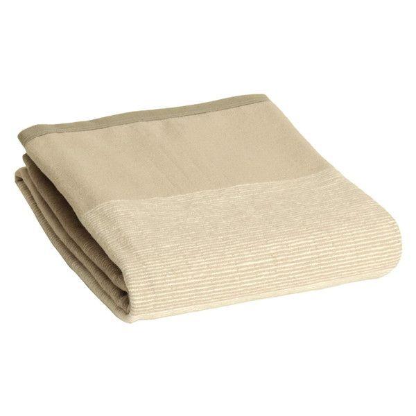 広電 電気敷毛布 VCE 401 C 敷毛布 毛布 電気 暖房 電気毛布 綿 シンプル おしゃれ ベージュ 茶色 ブラウン 寒さ対策 敏感肌 繊細肌 肌に優しい | 広電