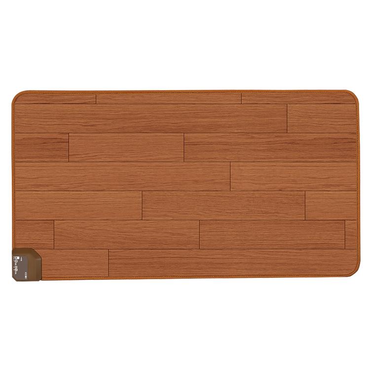 広電 CWM110K-BW 電気マット フローリング調 キッチン台所リビングマットフローリング 電気暖房 寒さ対策 足元暖房 おしゃれ シンプル かわいい 使いやすい 簡単 | 広電