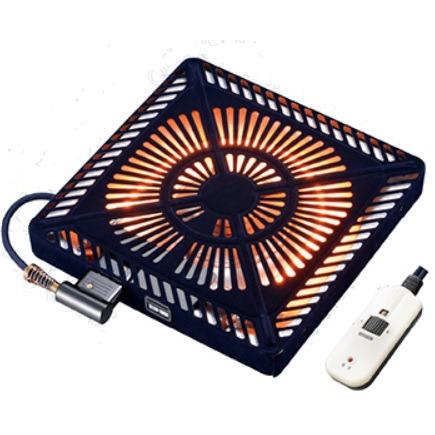 メトロ METRO こたつ用取替えヒーター MHU-601E　DKB　コタツ ユニット 600W 速暖 温風 ファン 薄型 交換用 手元　ヒーターユニット | 