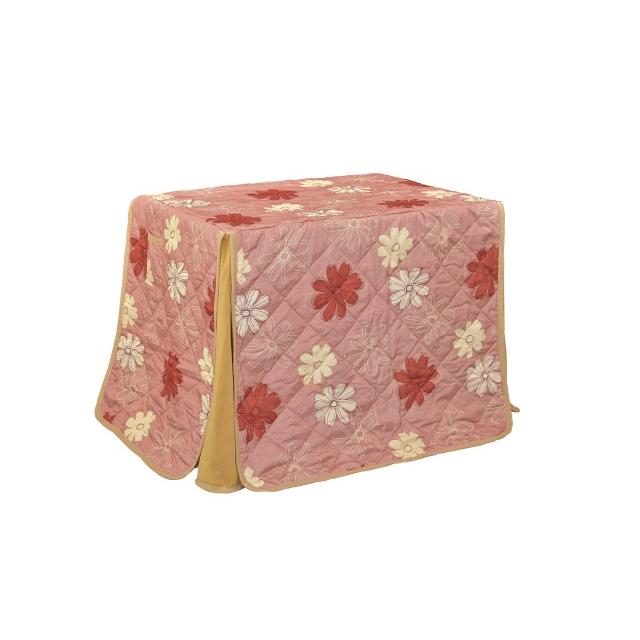 おおたけ　こたつ　こたつ用布団　激安　ハイタイプ用　在庫限り　おしゃれ　ピンク花柄　8０×5０×７６ｃｍ　布団のみ | 