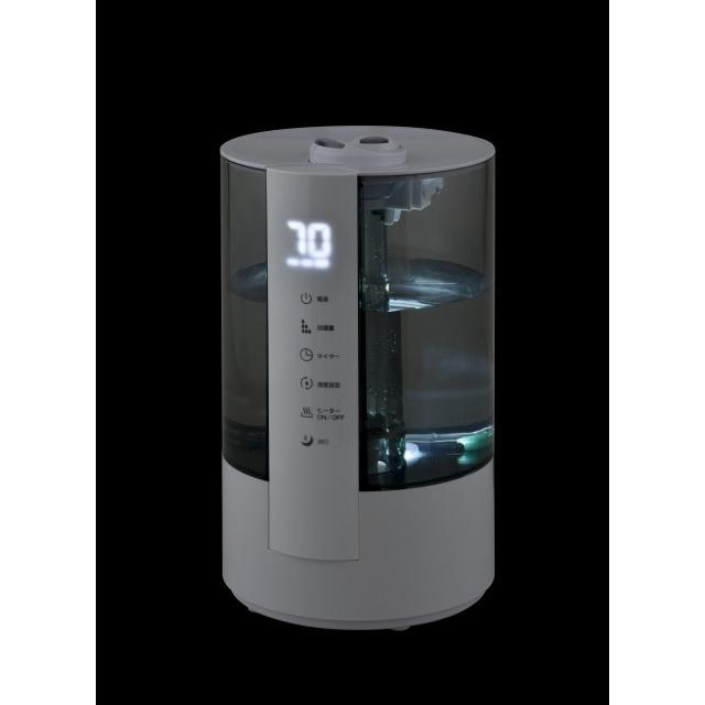 【在庫処分】おおたけ W抗菌 ハイブリッド加湿器 DH-HB401 ホワイト white 4.5L 4.5リットル ダブル抗菌 抗菌加湿器 大容量 銀イオン効果 アロマ シンプル 便利 | 