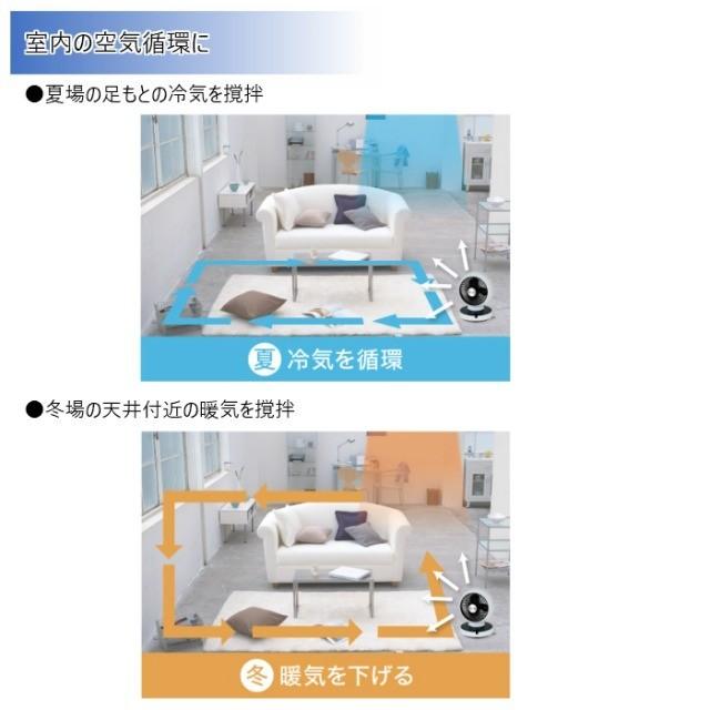 おおたけ 360°首振り サーキュレーター UF-C184AFR 360 リモコン付き タイマー付き 分解 洗える 360度 回転 自動首振り 分解可能 衣類乾燥 部屋干し おしゃれ | おおたけ | 05