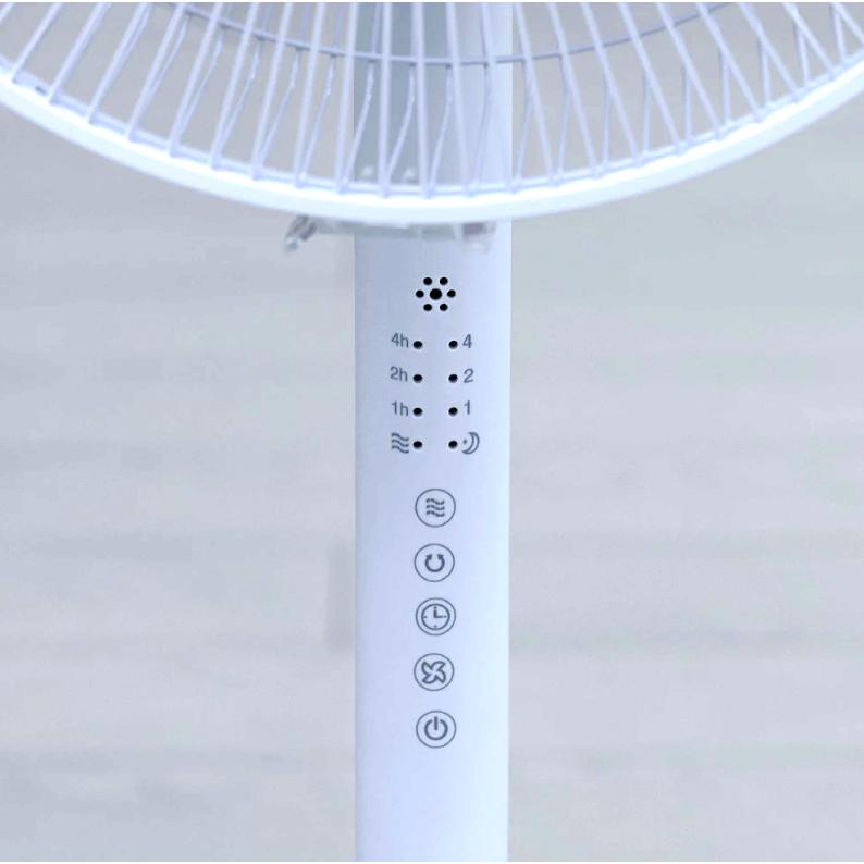 おおたけ DCモーター 扇風機 GFーDN325FR ホワイト グレージュ 30cm羽根 リモコン付き タイマー付き 高さ調節 首振り DC扇風機 首振り フルリモコン | おおたけ | 02