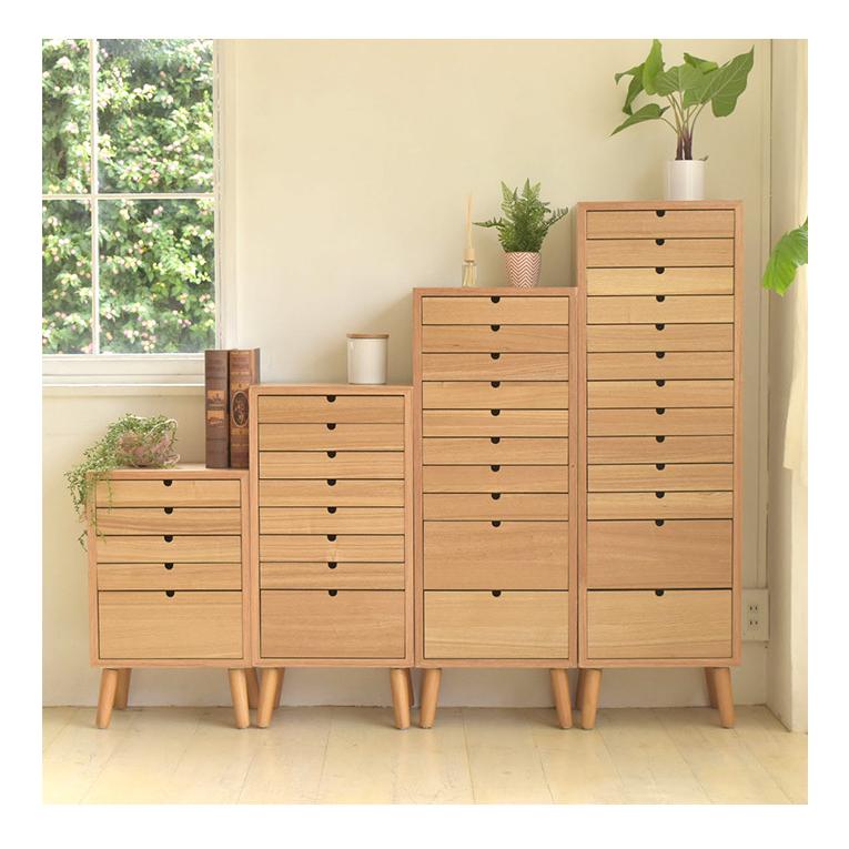 チェスト タンス 収納 収納家具 棚 木製 完成品 おしゃれ 幅36cm 8段 本棚 キャビネット シェルフ ラック おしゃれ棚 収納棚 天然木の画像