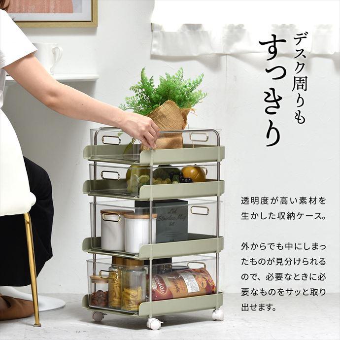 キッチンワゴン チェストワゴン ボックス ストッカー トロリー