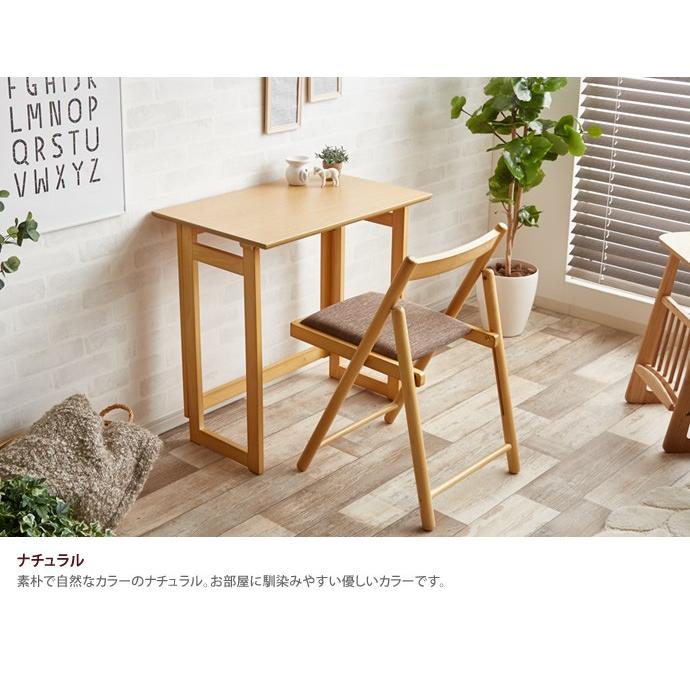 折りたたみデスク デスクセット 2点セット デスク&チェア シンプル