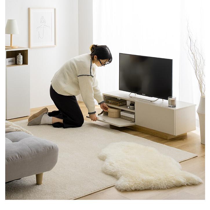 テレビ台 ローボード TV台 棚 tv スリム コンパクト フラットデザイン ノイズレス フロート脚 収納 一人暮らし ワンルーム AV機器 木目調 タイプ 幅100