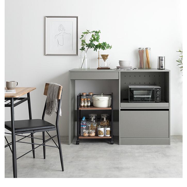 ゴミ箱上ラック レンジ台 キッチン収納 食器棚 カウンター キッチン