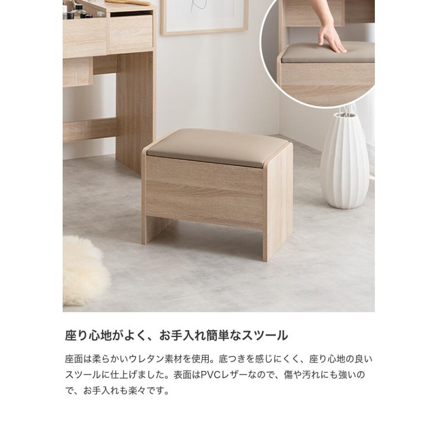 Qure クーア ドレッサー 化粧台 鏡台 デスク コンパクト ミニ Qure クーア ドレッサー 化粧台 鏡台 デスク コンパクト ミニ