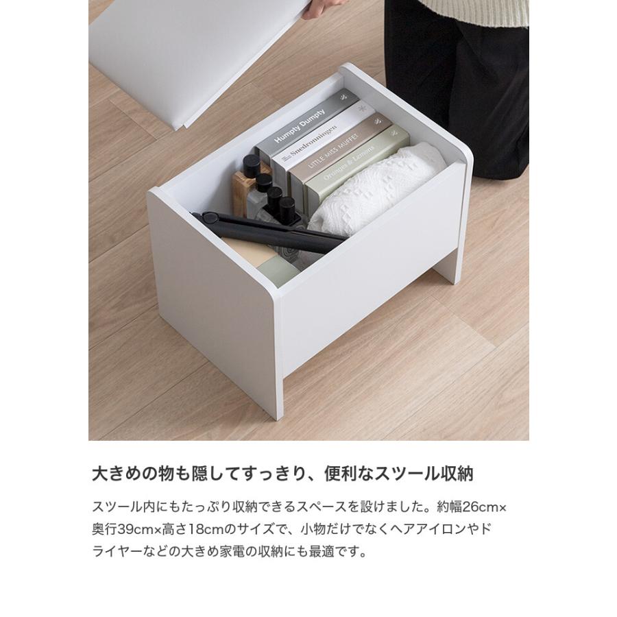 Qure クーア ドレッサー 化粧台 鏡台 デスク コンパクト ミニ Qure クーア ドレッサー 化粧台 鏡台 デスク コンパクト ミニ