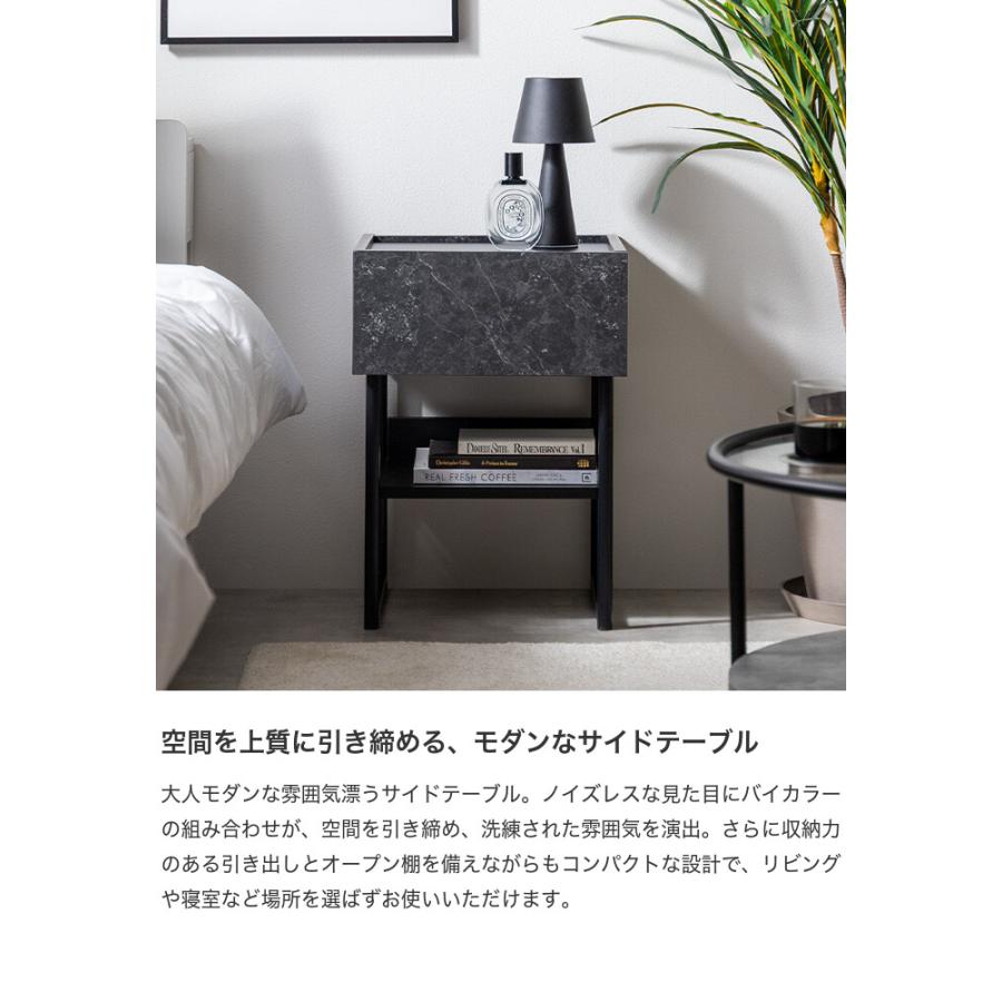 サイドテーブル チェスト キャビネット 収納棚 サイドラック スクエア