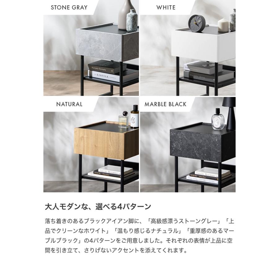 サイドテーブル チェスト キャビネット 収納棚 サイドラック スクエア