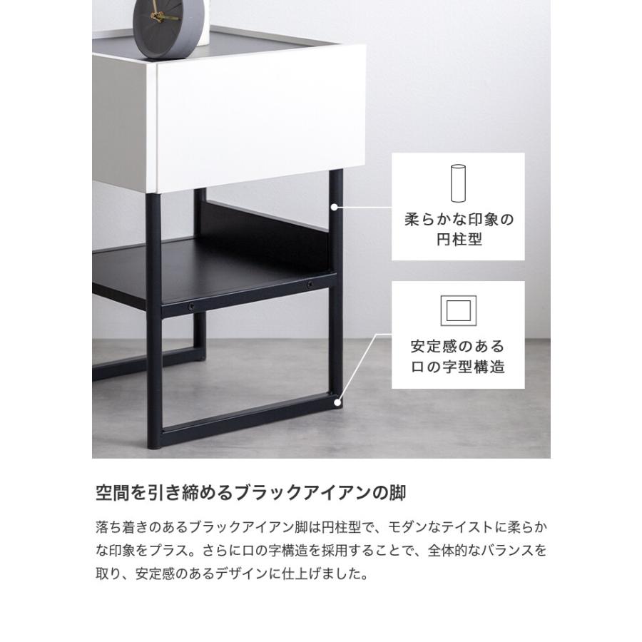 サイドテーブル チェスト キャビネット 収納棚 サイドラック スクエア