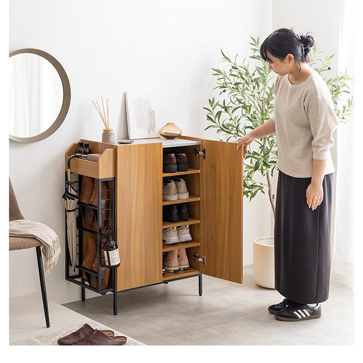 キャビネット 収納家具 マルチラック 多機能 小物入れ リビング 玄関