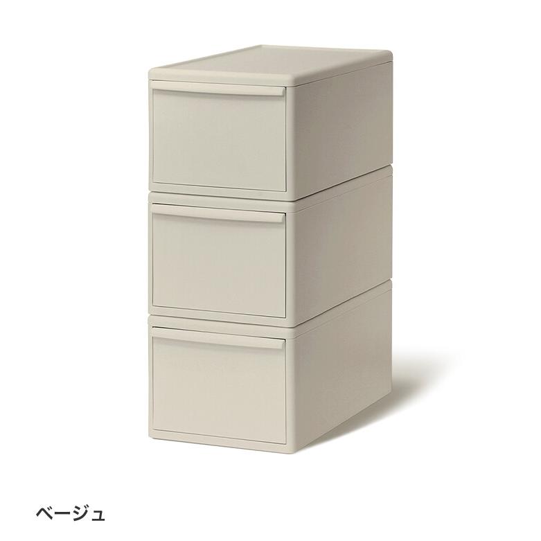 収納 カラーボックス 収納ボックス 収納ケース 引き出し 衣装ケース 衣類収納 日本製 Mサイズ ミディ 3個セット ライクイット 積み重ね スタッキング_6