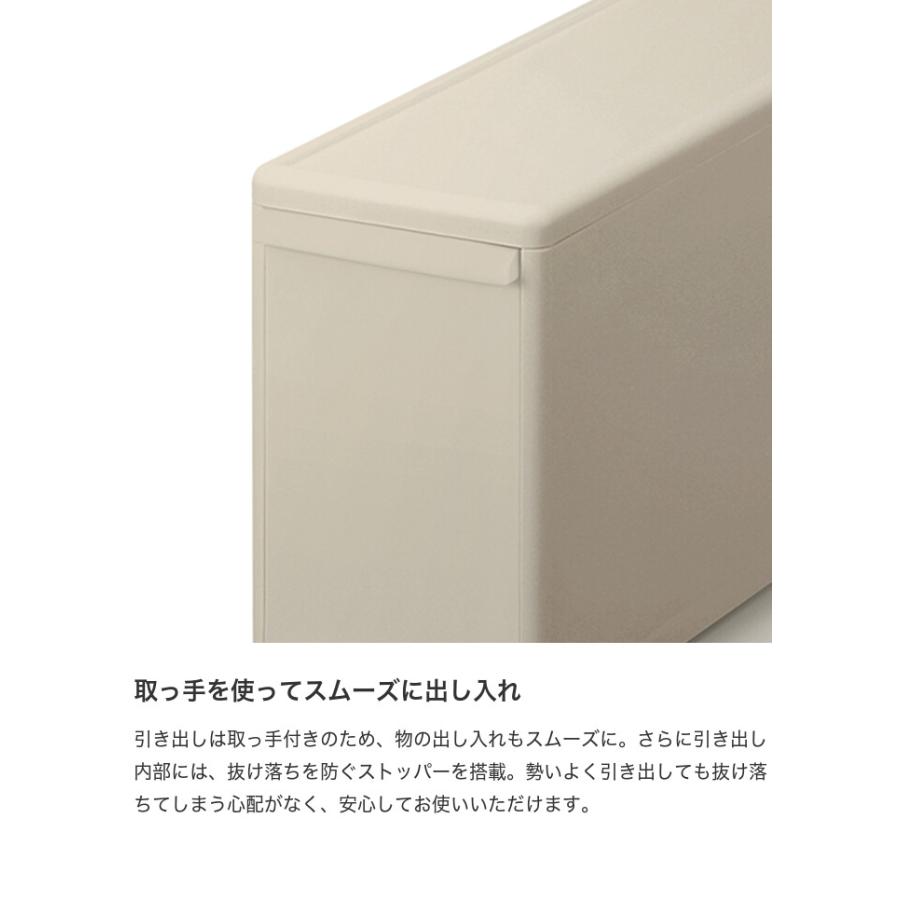 収納 カラーボックス 収納ボックス 収納ケース 引き出し 衣装ケース 衣類収納 日本製 Lサイズ スリム 3個セット ライクイット 積み重ね スタッキングの画像